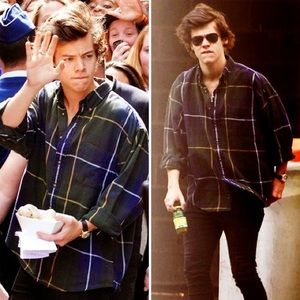 EDDIE BAUER GREEN FLANNEL